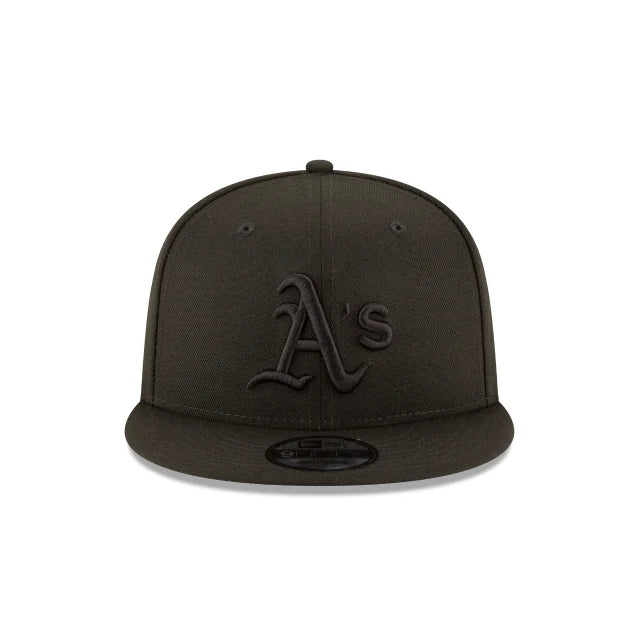 Oakland Athletics Black on Black 9FIFTY Snapback