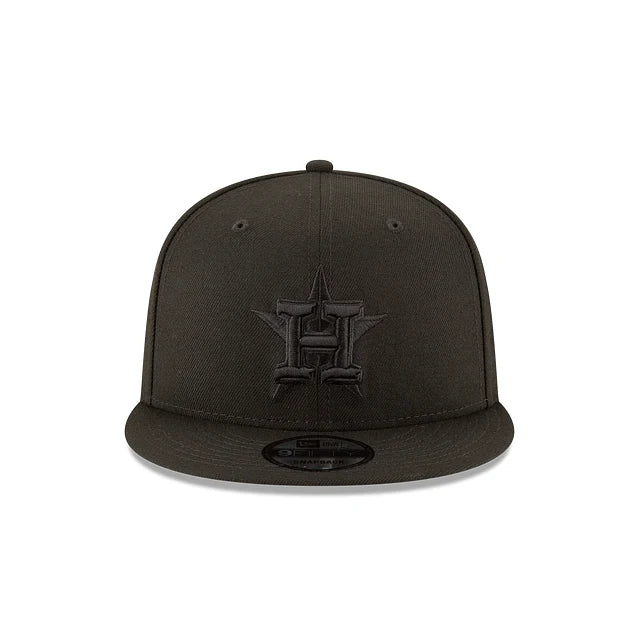 Houston Astros Black on Black 9FIFTY Snapback