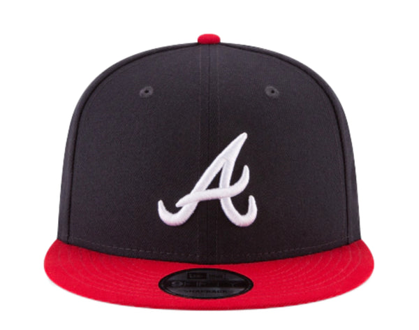 Atlanta Braves Azul Marino y Viscera Roja 9FIFTY Snapback