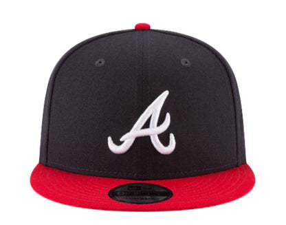 Atlanta Braves Azul Marino y Viscera Roja 9FIFTY Snapback