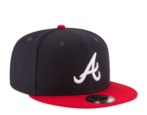 Atlanta Braves Azul Marino y Viscera Roja 9FIFTY Snapback