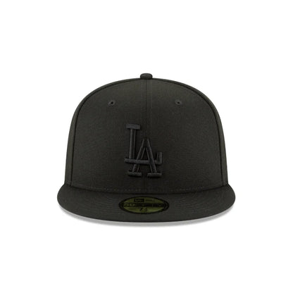 Los Angeles Dodgers Black on Black 59FIFTY Fitted