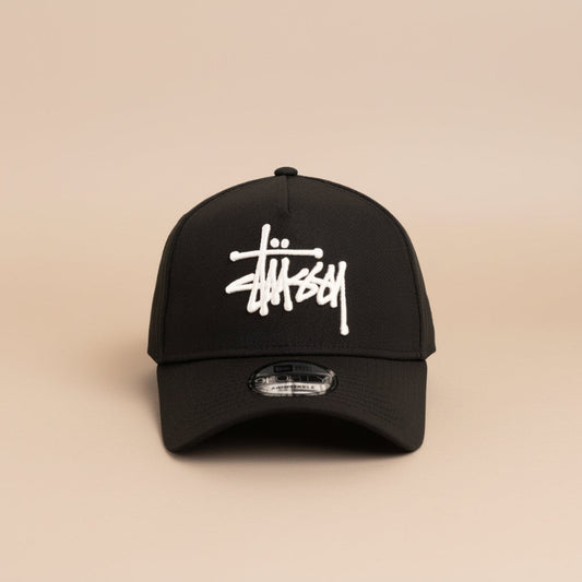 New Era x Stüssy Black 9FORTY Snapback