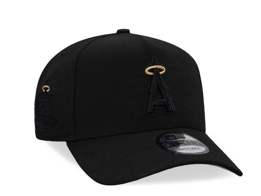 Anaheim Angels Negra 9FORTY A-Frame Snapback