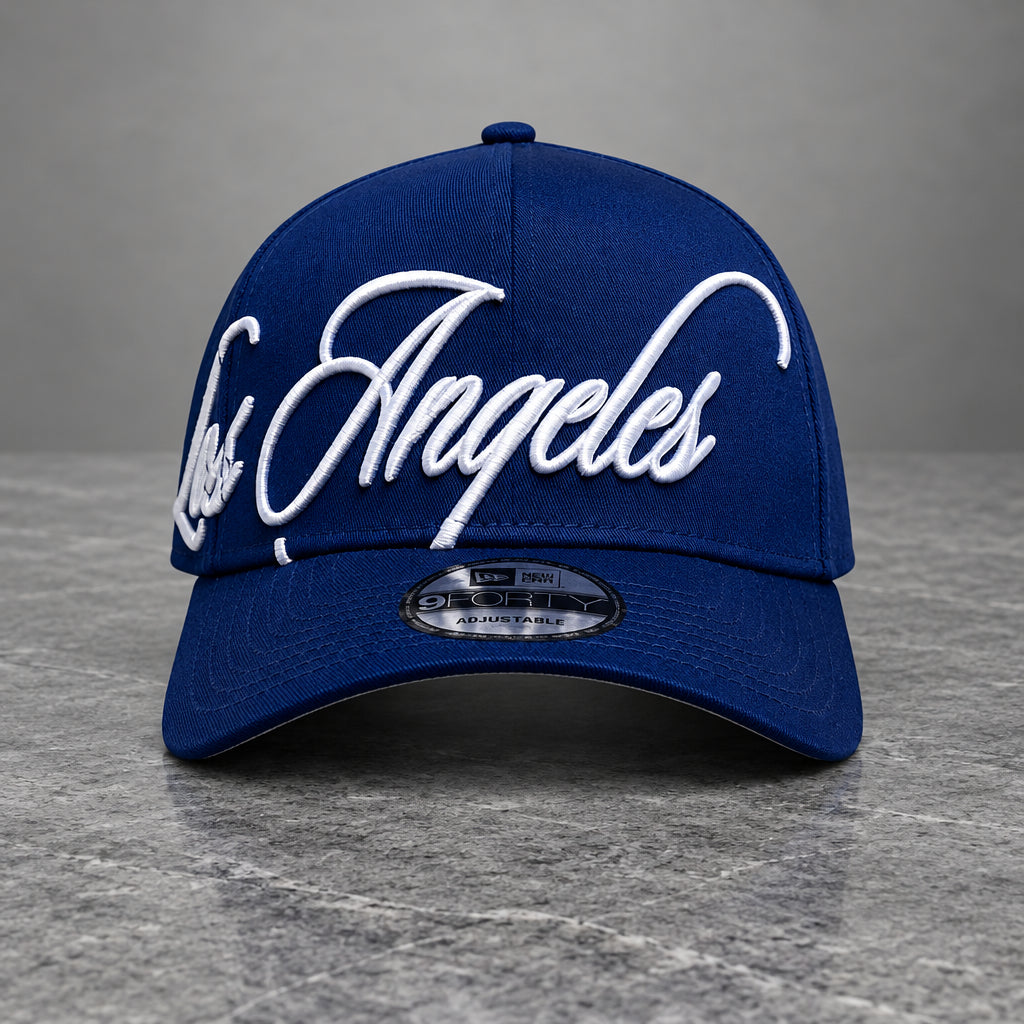 Los Angeles Dodgers City Script 9FORTY A-Frame Snapback