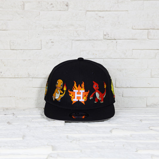Astros Flames Black