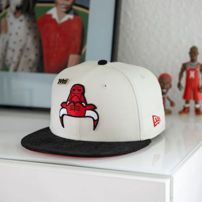 FAM Exclusive — Chicago Bulls Crema y Viscera Negra de Corduroy 59FIFTY Fitted