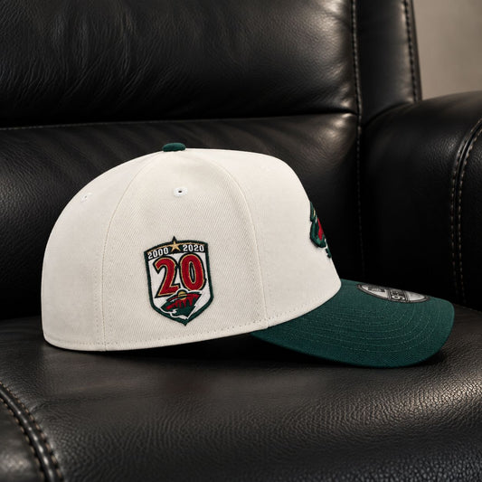 Minnesota Wild 20th Anniversary Chrome Two Tone Edition 9FORTY A-Frame Snapback