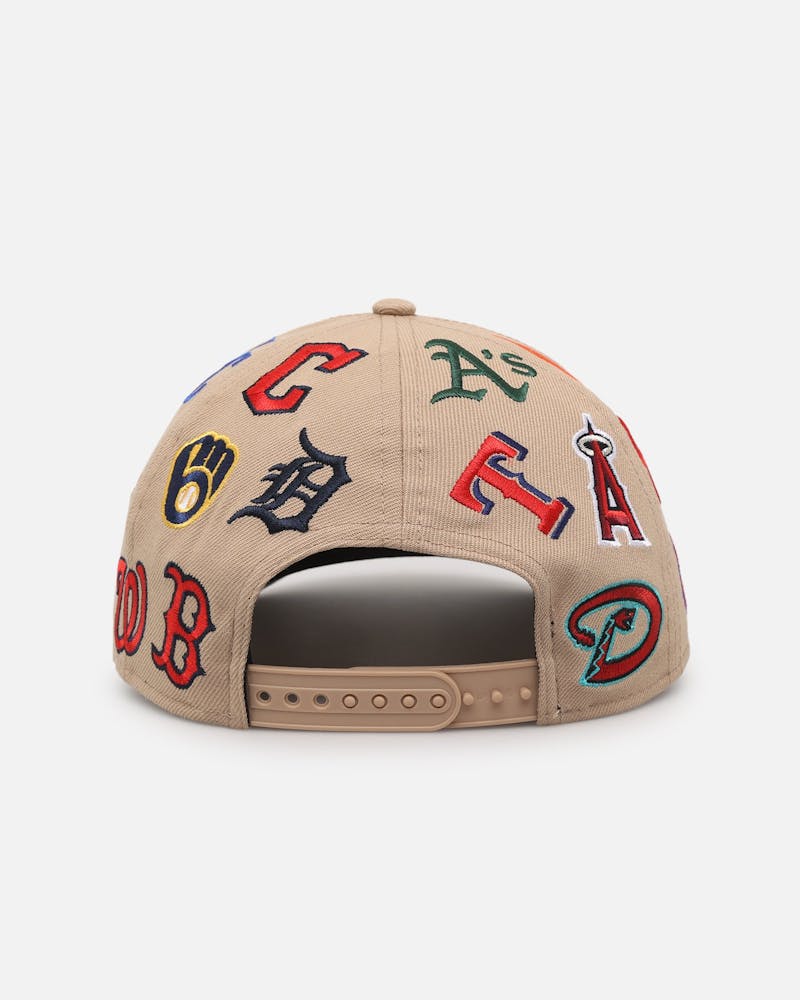 MLB All Over Leagues Camel 9FORTY A-Frame Snapback
