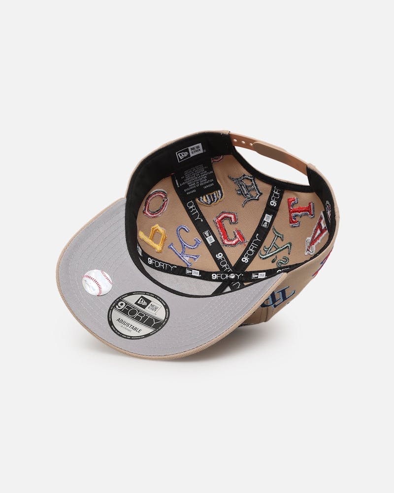 MLB All Over Leagues Camel 9FORTY A-Frame Snapback