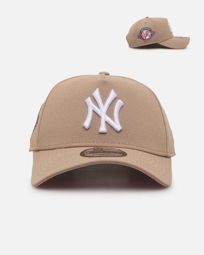 New York Yankees Beige 9FORTY A-Frame Snapback