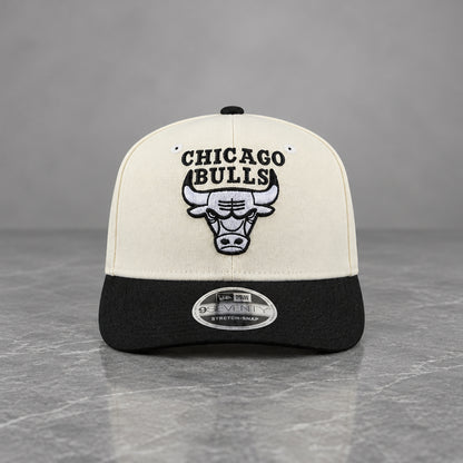 Chicago Bulls Cream Black 9SEVENTY Stretch-Snap