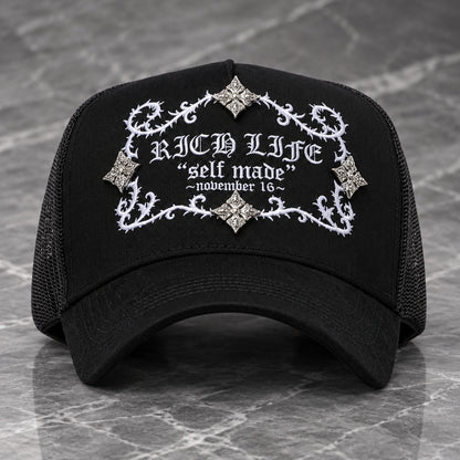 Richlife Black — El Barbas Hats x Rico o Muerto