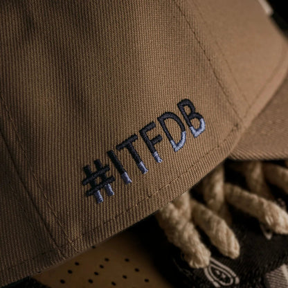 FAM Exclusive — Los Angeles Dodgers Camel 9FORTY A-Frame Snapback