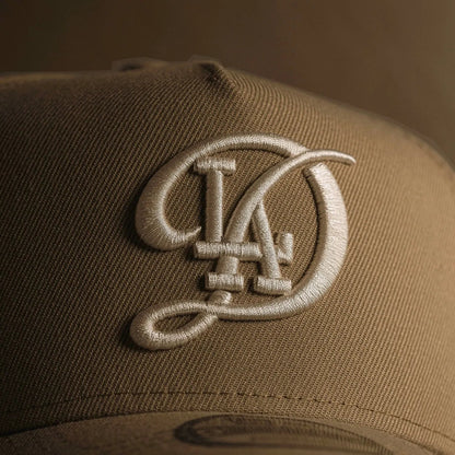 FAM Exclusive — Los Angeles Dodgers Camel 9FORTY A-Frame Snapback