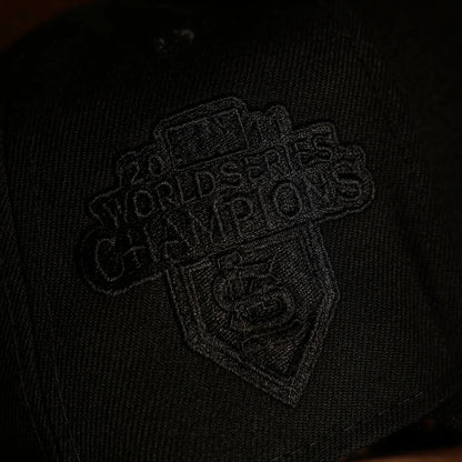 FAM Exclusive — St. Louis Cardinals Black on Black 9FORTY A-Frame Snapback