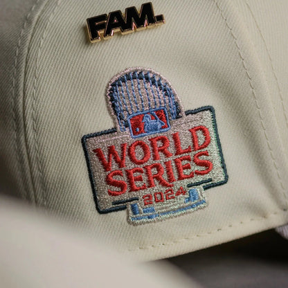 FAM Exclusive — Los Angeles Dodgers Two Tone Chrome White 9FORTY A-Frame Snapback