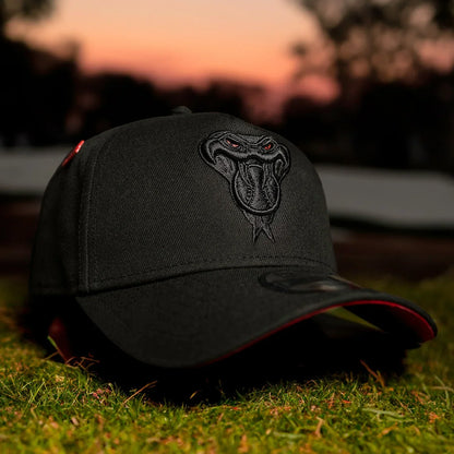 FAM Exclusive ― Arizona Diamondbacks Black Scarlet UV 9FORTY A-Frame Snapback