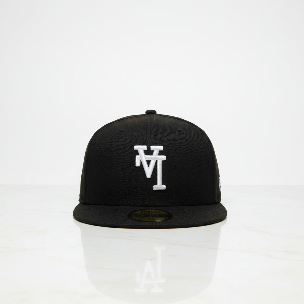 Los Angeles Dodgers Upside Down Black 59FIFTY Fitted