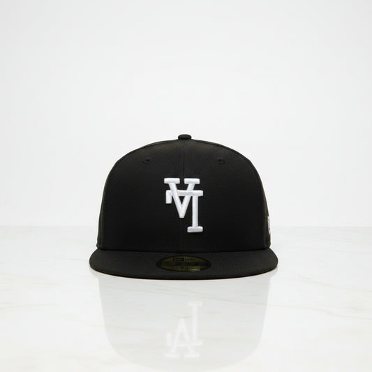 Los Angeles Dodgers Upside Down Black 59FIFTY Fitted