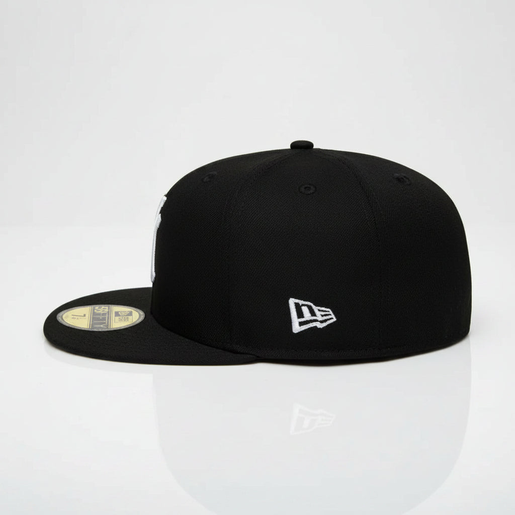 Los Angeles Dodgers Upside Down Black 59FIFTY Fitted