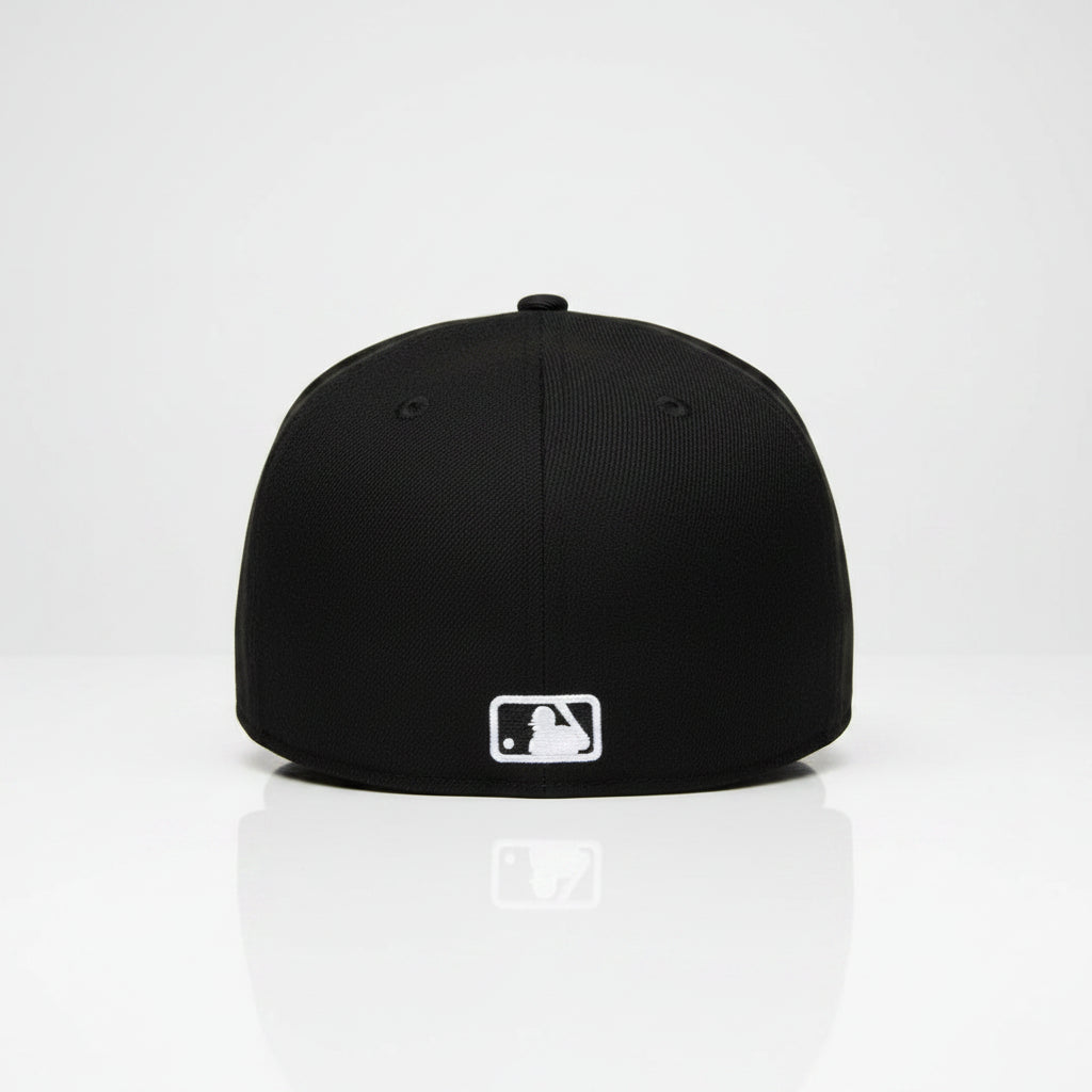 Los Angeles Dodgers Upside Down Black 59FIFTY Fitted