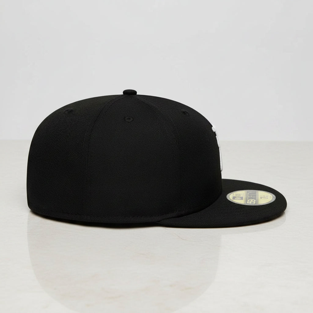 Los Angeles Dodgers Upside Down Black 59FIFTY Fitted
