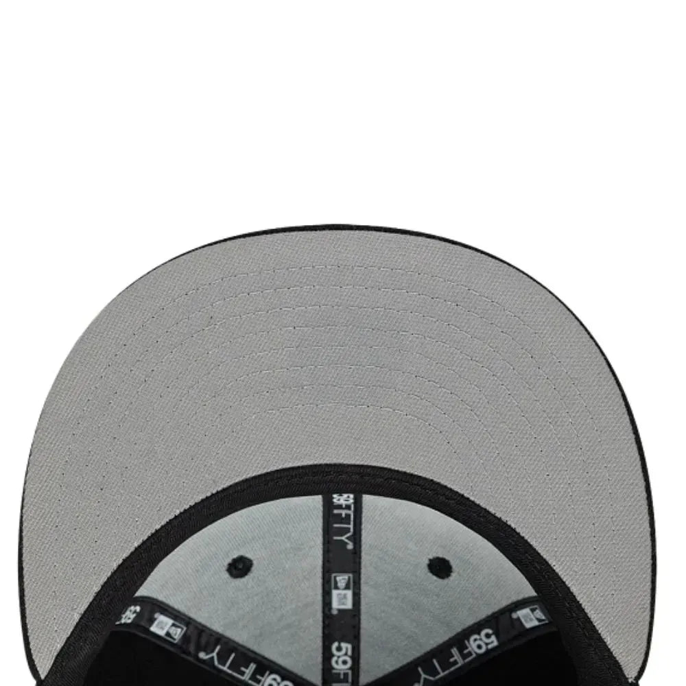 Los Angeles Dodgers Upside Down Black 59FIFTY Fitted