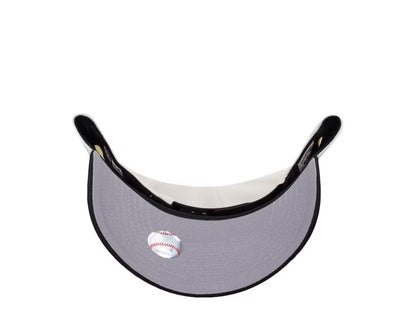 Pittsburgh Pirates Crema y Viscera Negra 9FORTY A-Frame Snapback