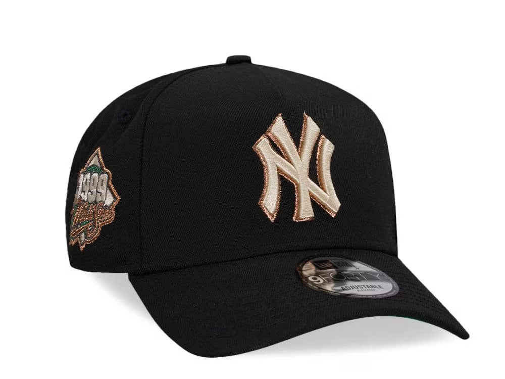New York Yankees Negra 9FORTY A-Frame Snapback