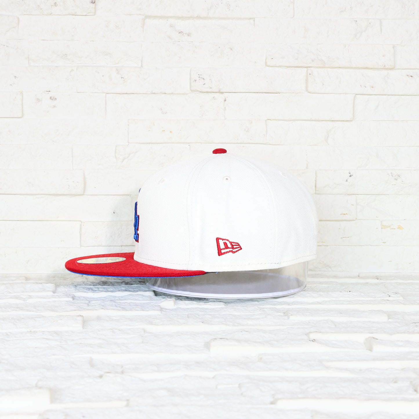Los Angeles Dodgers Crema y Viscera Roja 59FIFTY Fitted