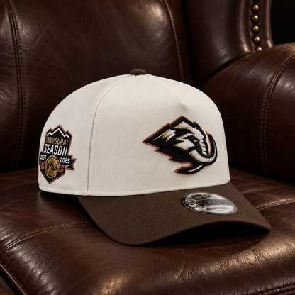Utah Mammoth Inaugural Season Chrome Two Tone Edition 9FORTY A-Frame Snapback