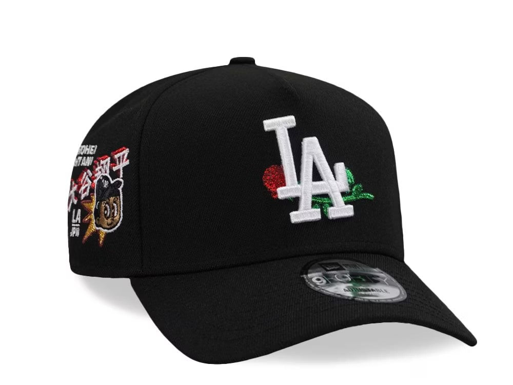 Los Angeles Dodgers Ohtani Negra 9FORTY A-Frame Snapback