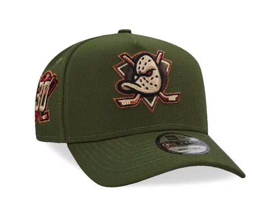 Anaheim Ducks Verde 9FORTY A-Frame Snapback
