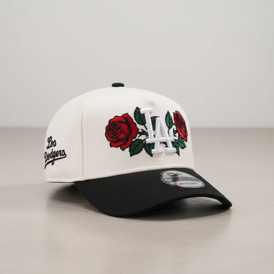 Los Angeles Dodgers Rose White Two Tone Edition 9FORTY A-Frame Snapback