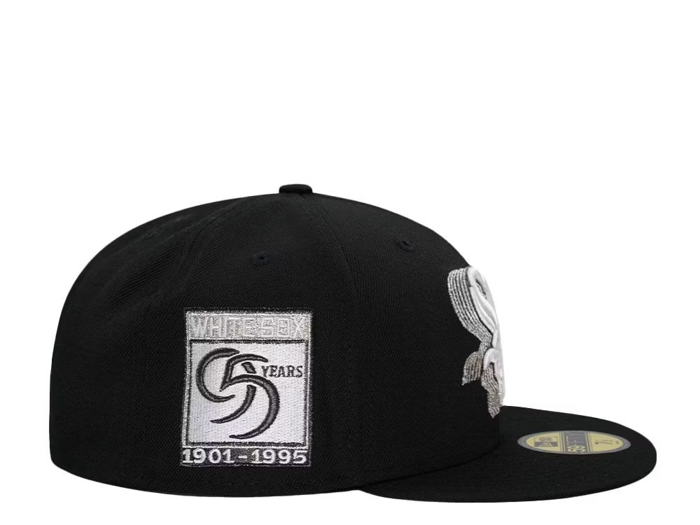 Chicago White Sox Metallic Edition Negra 59FIFTY Fitted