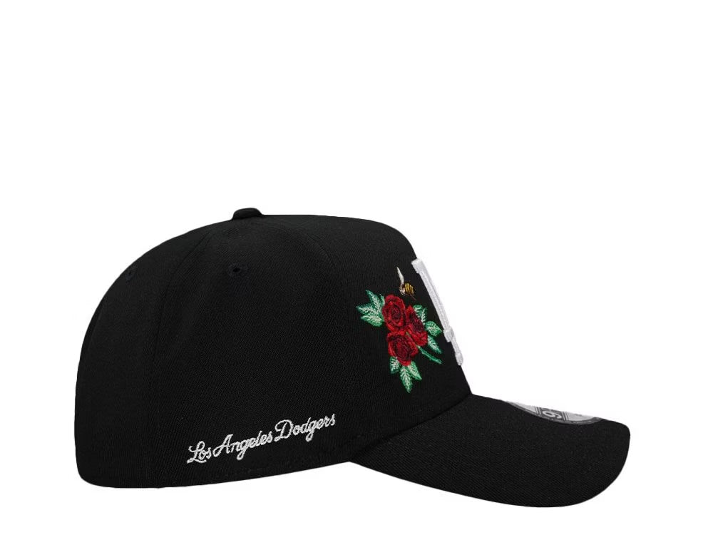 Los Angeles Dodgers Negra 9FORTY A-Frame Snapback
