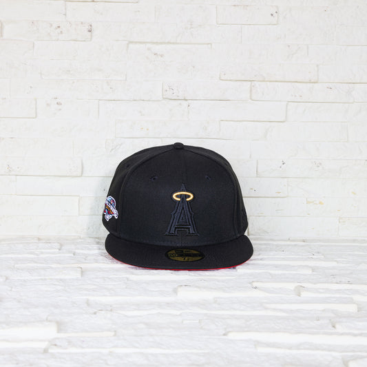 Anaheim Angels Negra y UV Rojo 59FIFTY Fitted