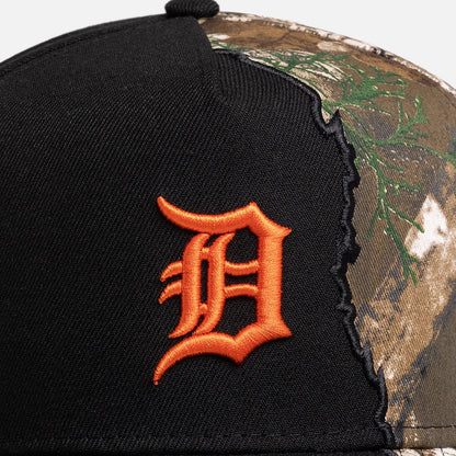 Detroit Tigers Split Realtree 59FIFTY Fitted