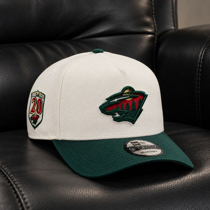 Minnesota Wild 20th Anniversary Chrome Two Tone Edition 9FORTY A-Frame Snapback
