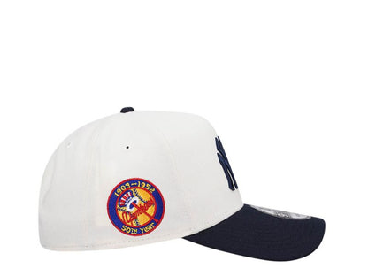 New York Yankees Crema y Viscera Azul Marino 9FORTY A-Frame Snapback