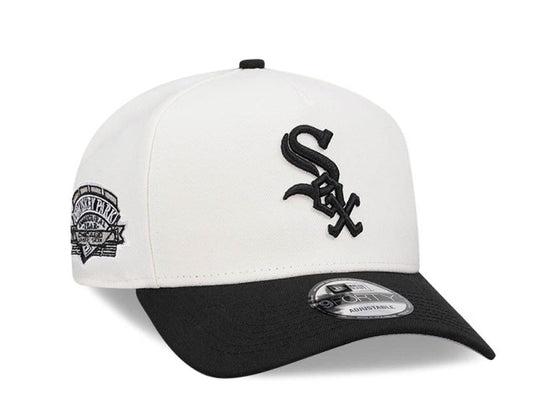 Chicago White Sox Crema y Viscera Negra 9FORTY A-Frame Snapback