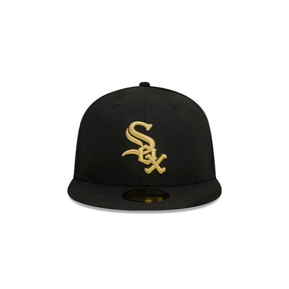 Chicago White Sox Metallic Negra 59FIFTY Fitted