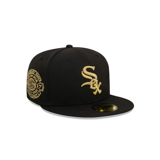 Chicago White Sox Metallic Negra 59FIFTY Fitted