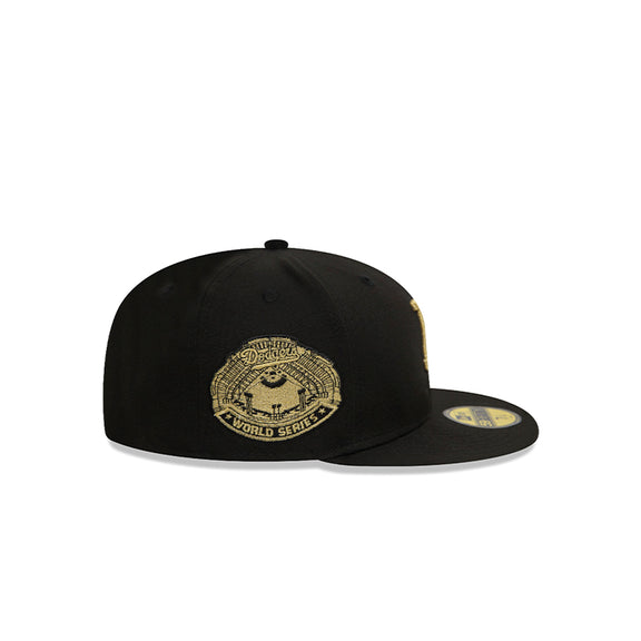 Los Angeles Dodgers Metallic Negra 59FIFTY Fitted