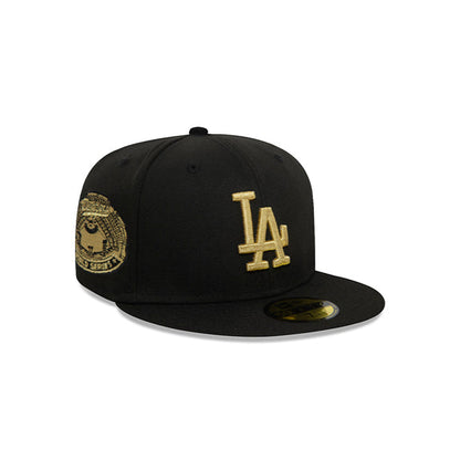 Los Angeles Dodgers Metallic Negra 59FIFTY Fitted