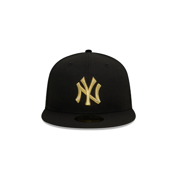 New York Yankees Metallic Negra 59FIFTY Fitted