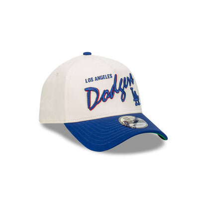 Los Angeles Dodgers Chrome Script 9FORTY A-Frame Snapback