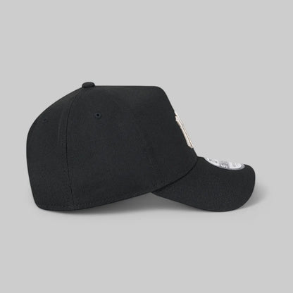 New York Yankees Black Stone 9FORTY A-Frame Snapback