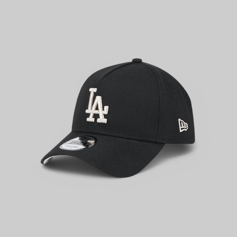 Los Angeles Dodgers Black Stone 9FORTY A-Frame Snapback